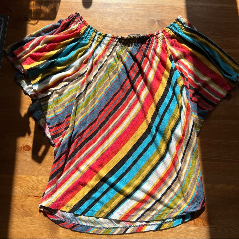 American Rag Flowy Colourful Top - Picture 2 of 12